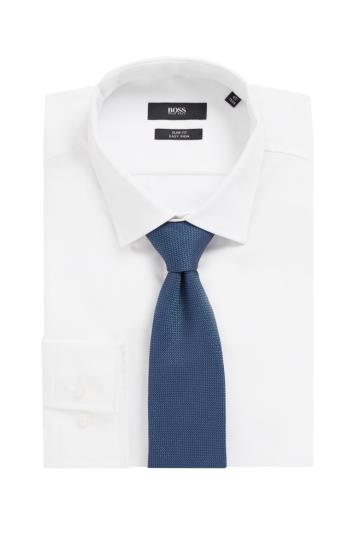 Krawaty BOSS Italian Made Niebieskie Męskie (Pl50220)